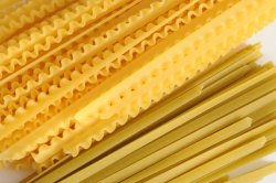 Stacks of Dried Pasta
