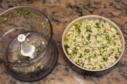 Mixture of freshly chopped herbs and breadcrumbs