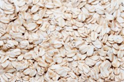 Background of rolled oats