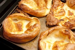 Large golden Yorkshire puddings