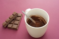 Delicious rich hot chocolate for winter