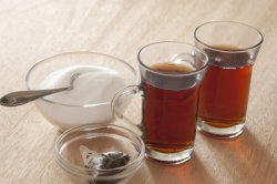 Sweet black tea