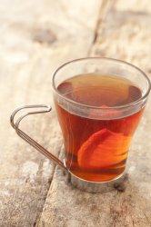 Black tea with lemon