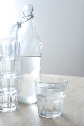 Refreshing cold pure water