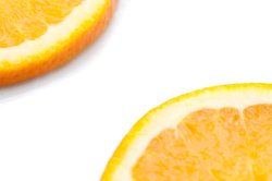 Slices of orange citrus fruit