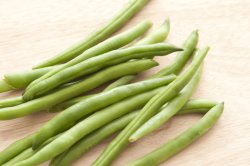 Pile of green beans